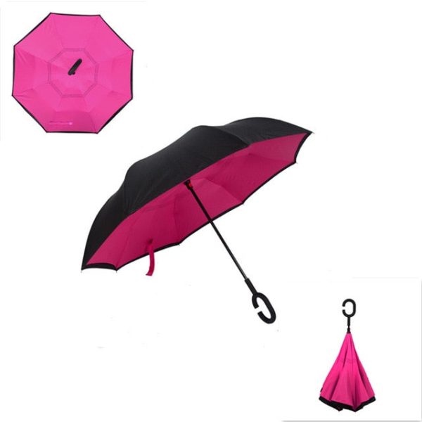 Upside Down Inverted Rain Umbrella