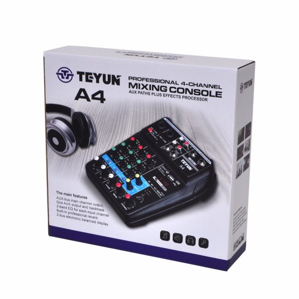 Small Audio Sound Digital Microphone Mixer 48V