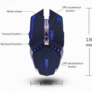 Wired Light Rgb Pc Gaming Mouse