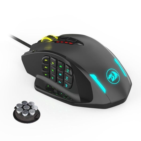 Wired Light Rgb Pc Gaming Mouse With Side Buttons