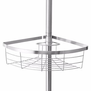 Tension Pole Standing Corner Shower Caddy