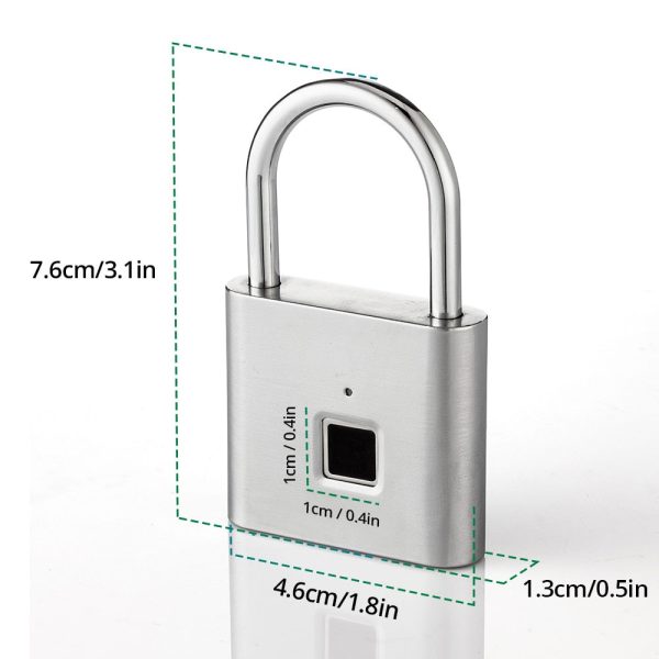 Smart Fingerprint Biometric Padlock