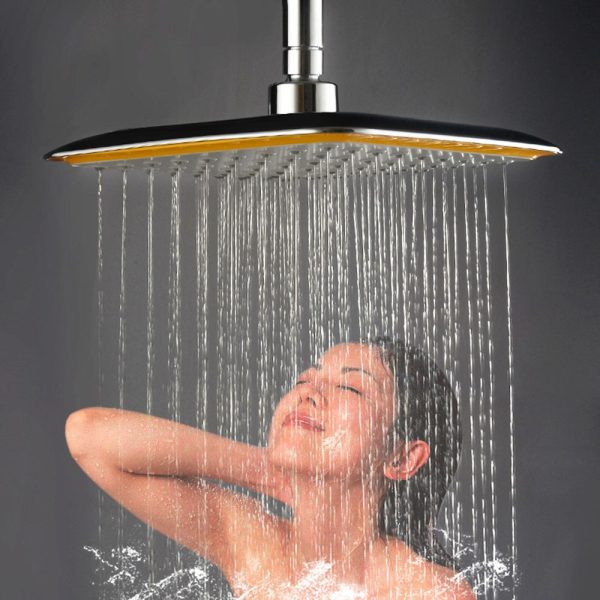 Rainfall Shower Head Square Stainless Steel