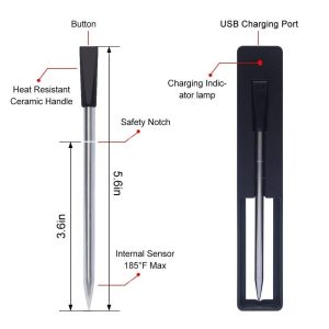 Wireless Digital Bluetooth Meat Bbq Thermometer