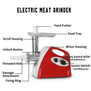 Premium Electric Meat And Sausage Grinder