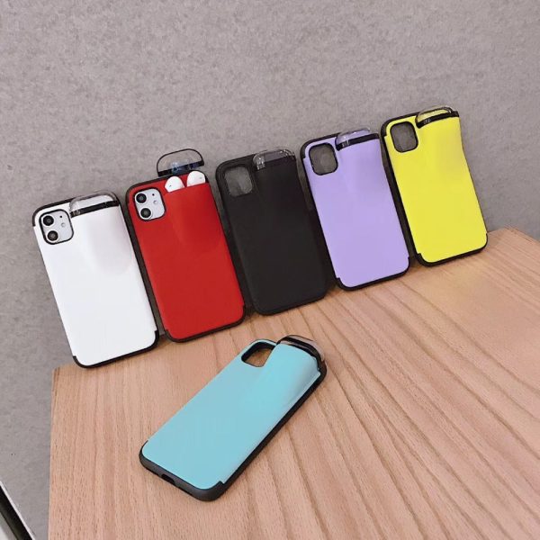 Premium Airpods Iphone Case Holder