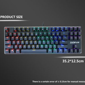 Rainbow Rgb Mechanical Gaming Keyboard For Pc