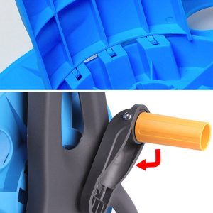 Premium Retractable Garden Water Hose Holder Reel