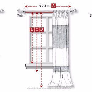 Room Darkening Sun Light Blackout Curtain