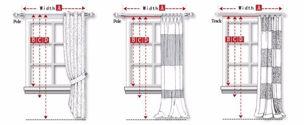 Room Darkening Sun Light Blackout Curtain