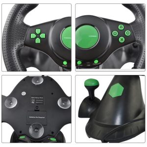 Racing Simulator Cockpit Steering Wheel Set