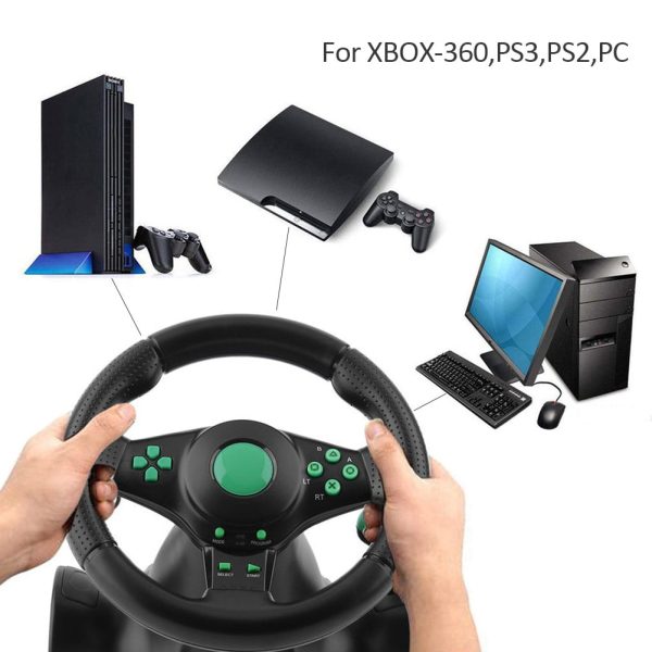 Racing Simulator Cockpit Steering Wheel Set