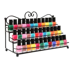 Premium Nail Polish Organizer Display Shelf Rack