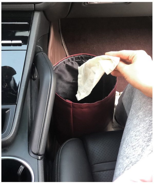 Premium Portable Car Garbage Trash Can