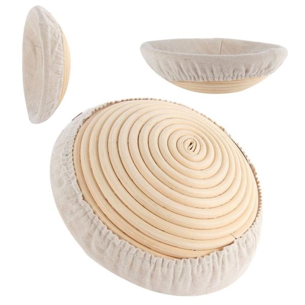 Round Banneton Bread Proofing Basket Bowl