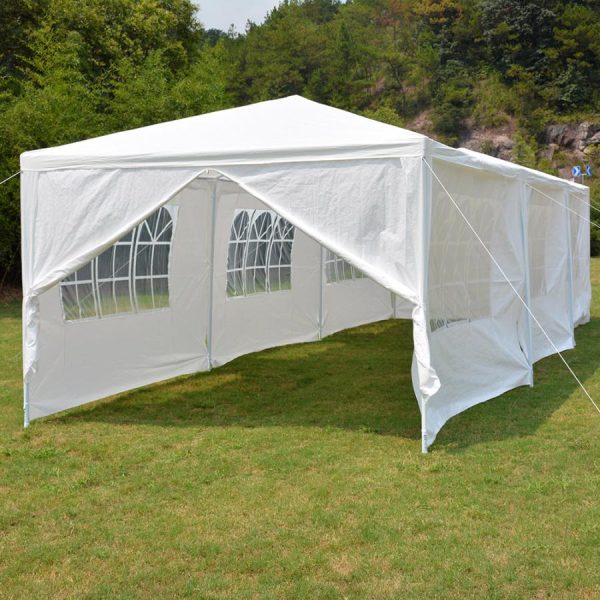 10' X 30' Portable White Party Canopy Event Tent