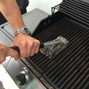 Stainless Steel Bbq Grill Grate Cleaning Brush