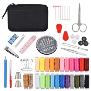 Small Portable Sewing Travel Starter Kit 90 Pcs