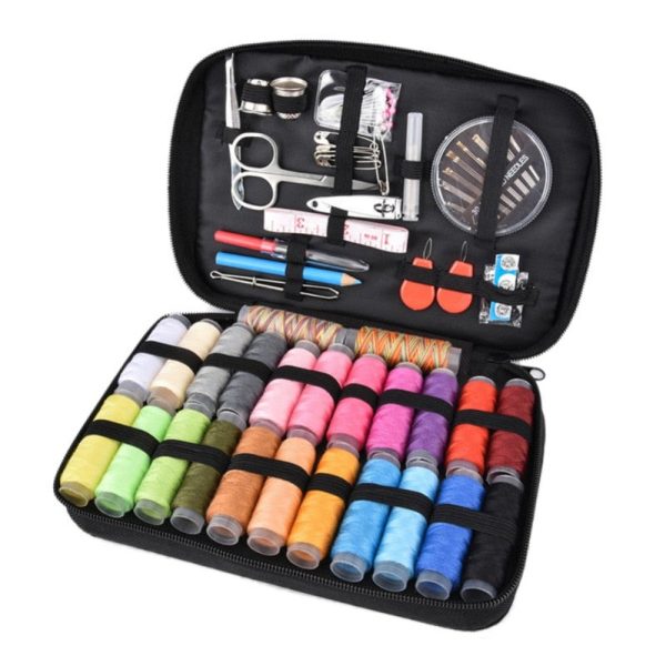 Small Portable Sewing Travel Starter Kit 90 Pcs