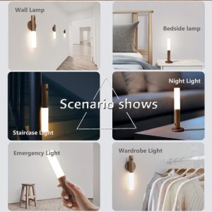 Wireless Led Smart Sensor Night Wall Lamp