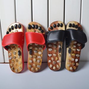 Natural Stone Foot Reflexology Acupoint Massage Slippers