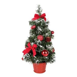 Small Prelit Artificial Tabletop Christmas Tree With Lights