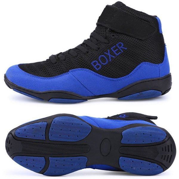 Premium Lightweight Mens Boxing / Wrestling Shoes