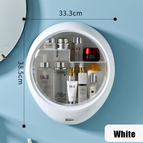 Bathroom Wall-Mounted Makeup Storage Box