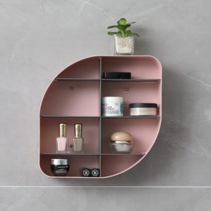 Bathroom Wall-Mounted Makeup Storage Box