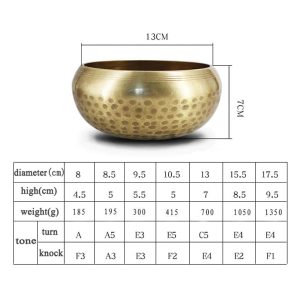 Nepal Buddha Sound Bowl Yoga Meditation Singing Bowl