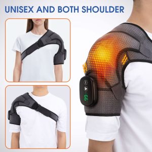 Heating Vibration Shoulder Massage Pad For Pain