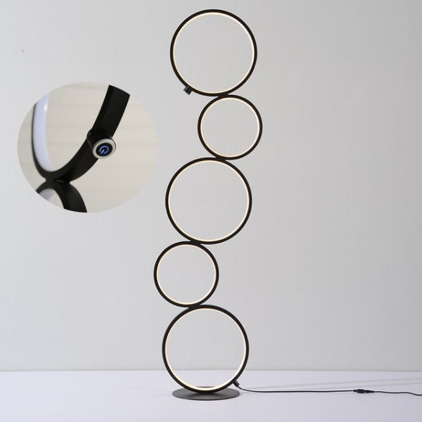 Modern Ring Led Floor Lamp