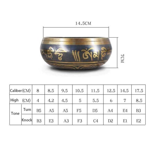 Nepalese Buddhist Tibetan Chanting Yoga Meditation Buddhist Singing Bowl