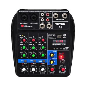 Small Audio Sound Digital Microphone Mixer 48V