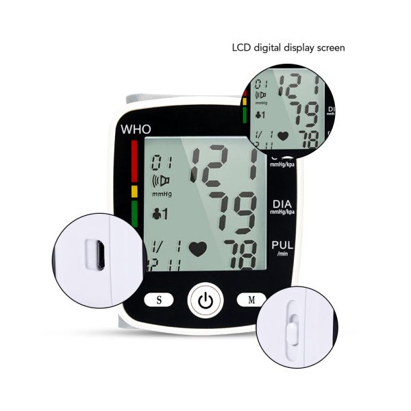 Wrist Blood Pressure Home Monitor Cuff