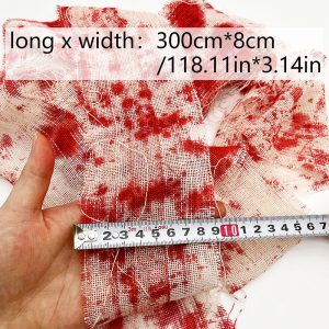 50% | Hallowick 3M Bloody Cloth Strips For Halloween