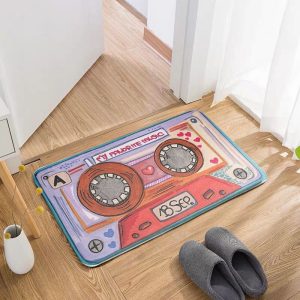 Retro Cassette Anti-Slip Door Mat