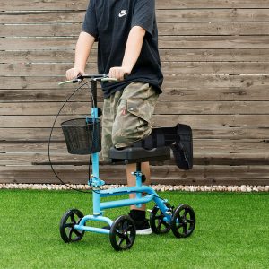 Steerable Folding All Terrain Medical Knee Walker / Scooter