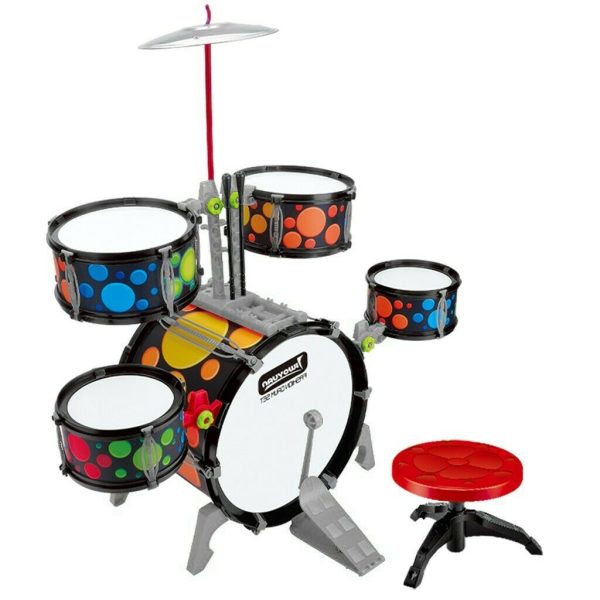 Ultimate Kids Junior Drum Kit Set 34In