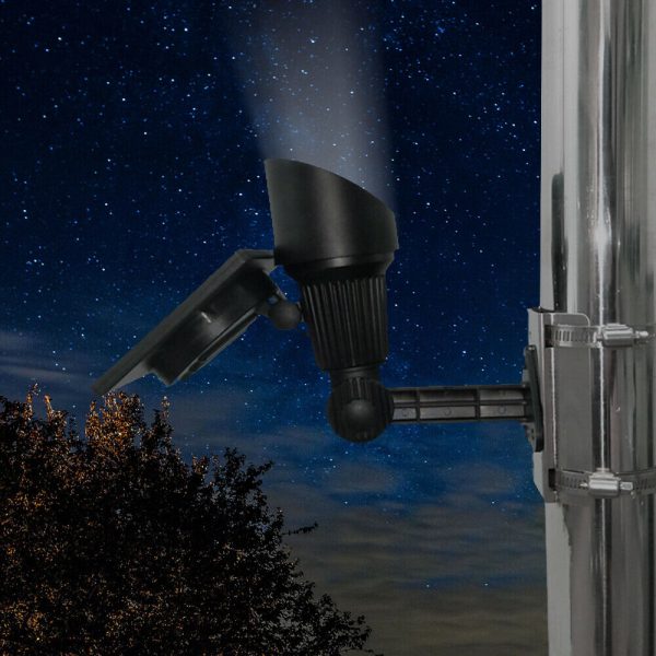 Solar Powered Waterproof Led Flagpole Spotlight