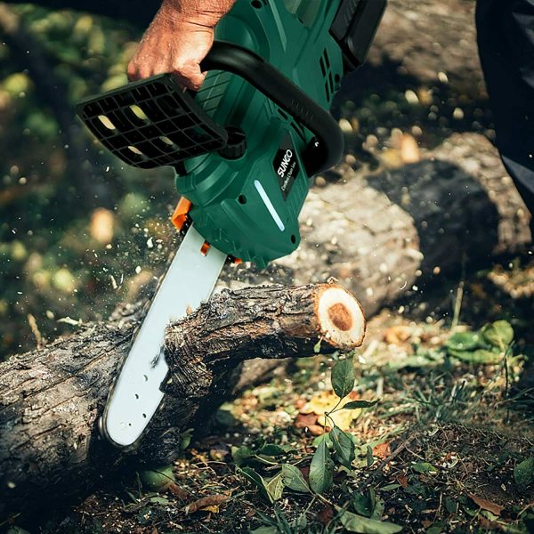 Powerful Handheld Electric Battery Powered Cordless Chainsaw 10 In