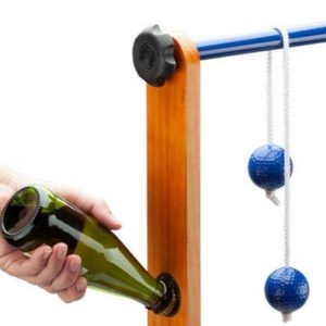 Premium Wooden Ladder Ball Golf Toss Game Set