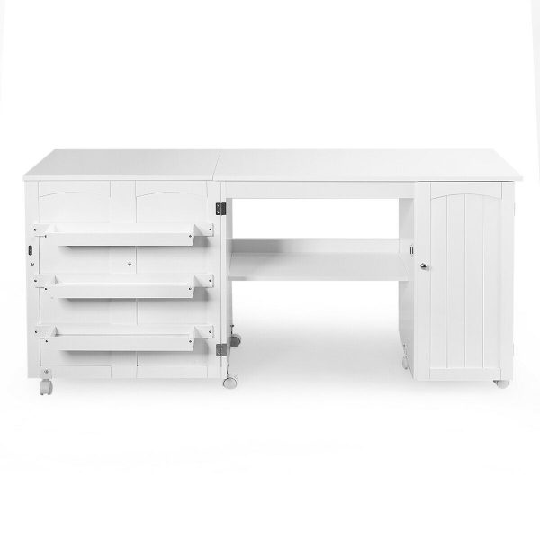 Ultimate Folding Sewing Cutting Machine Table With Storage