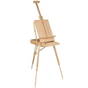 Portable Wheeled Floor Standing Painter Art Display Easel Stand