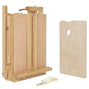 Portable Wheeled Floor Standing Painter Art Display Easel Stand