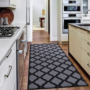 Power Loomed Trellis Hallway Carpet Runner Rug 59"