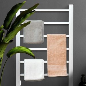 Powerful Freestanding Electric Heated Towel Warmer Drying Rack