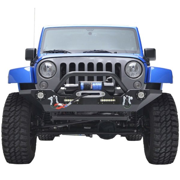 Premium Scratch Resistant Jeep Wrangler Jk Front / Rear Bumper 2007 -