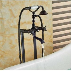 Premium Standing Floor Mount Bathtub Filler Faucet