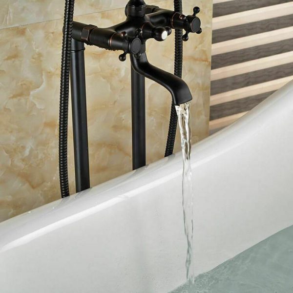 Premium Standing Floor Mount Bathtub Filler Faucet